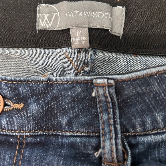 Wit & Wisdom Blue Skinny Jeans - Picture 2 of 4